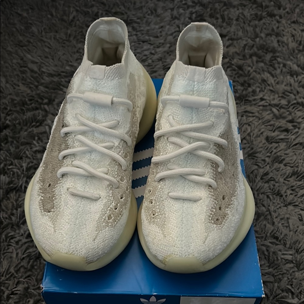 Yeezy Athletic Shoes in White and Cream